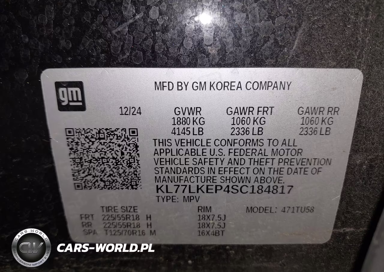 2025 Chevrolet Trax Fwd Activ VIN:KL77LKEP4SC184817 - 9