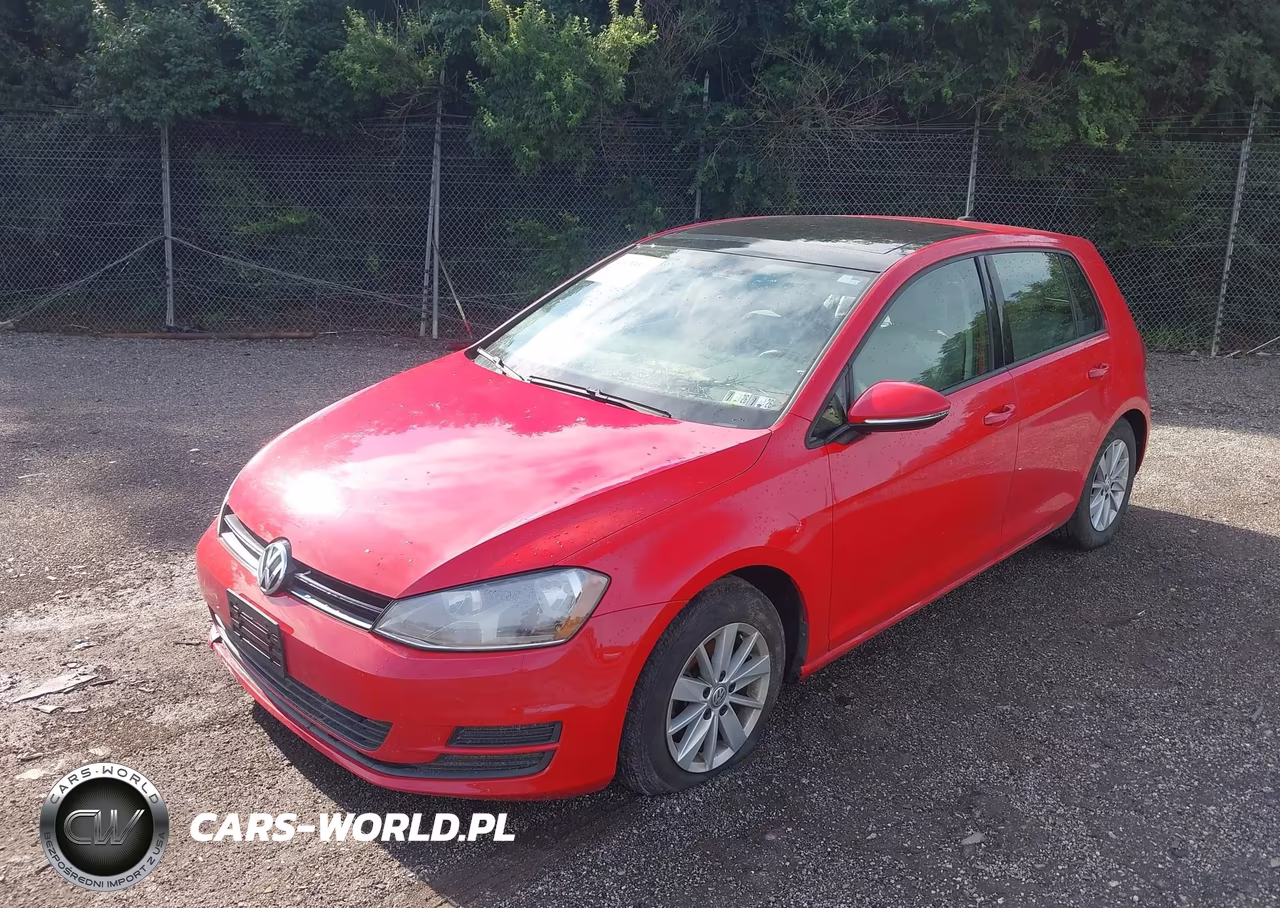 2016 Volkswagen Golf Tsi S 4-Door VIN:3VW217AU4GM010390 - 2