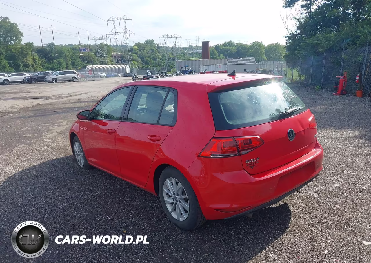 2016 Volkswagen Golf Tsi S 4-Door VIN:3VW217AU4GM010390 - 3