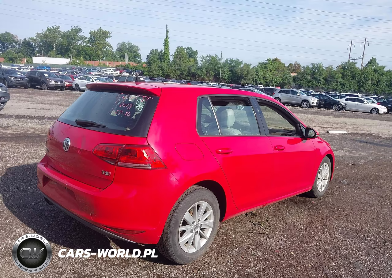 2016 Volkswagen Golf Tsi S 4-Door VIN:3VW217AU4GM010390 - 4