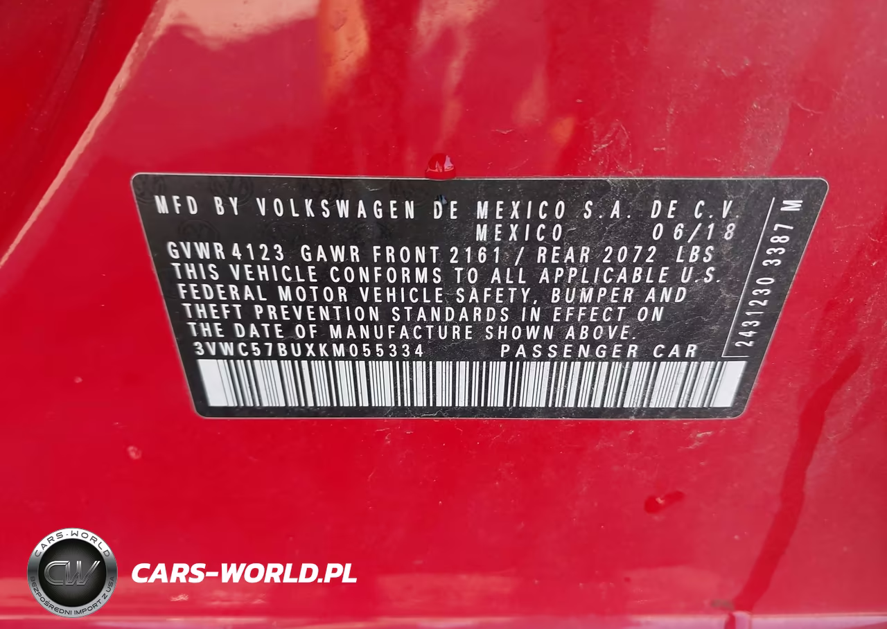 2019 Volkswagen Jetta 1.4T R-Line-1.4T S-1.4T Se VIN:3VWC57BUXKM055334 - 9