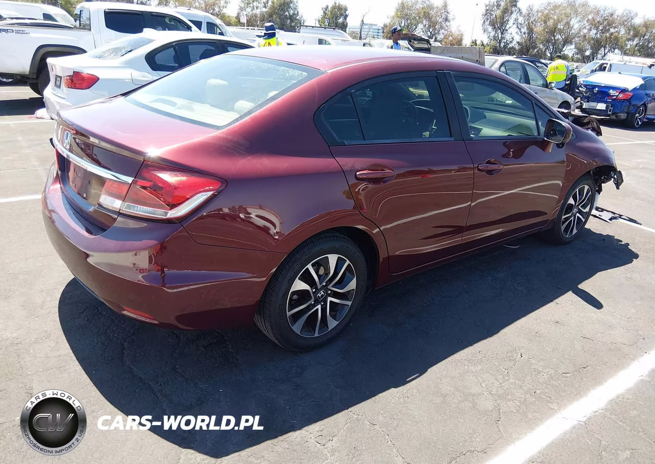 2015 Honda Civic Ex VIN:2HGFB2F87FH542005 - 4