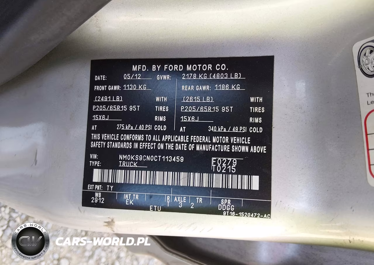 2012 Ford Transit Connect Xlt Premium VIN:NM0KS9CN0CT113459 - 9
