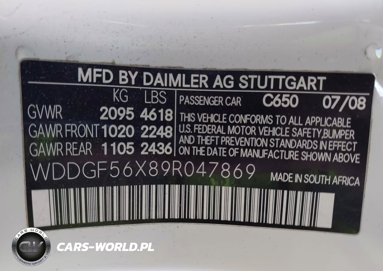 2009 Mercedes-Benz C 350 Sport VIN:WDDGF56X89R047869 - 9