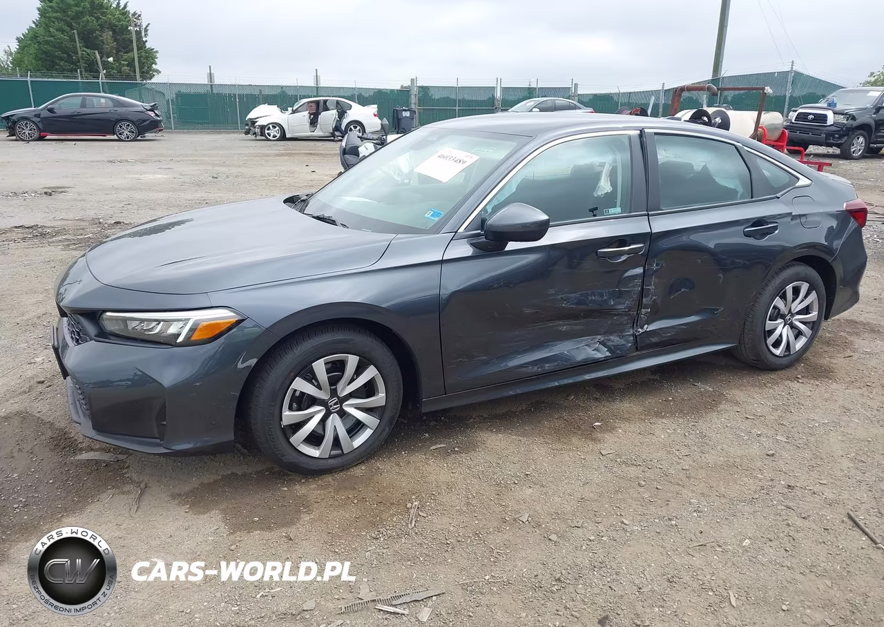 2026 Honda Civic Lx VIN:2HGFE2F27TH617106 - 2