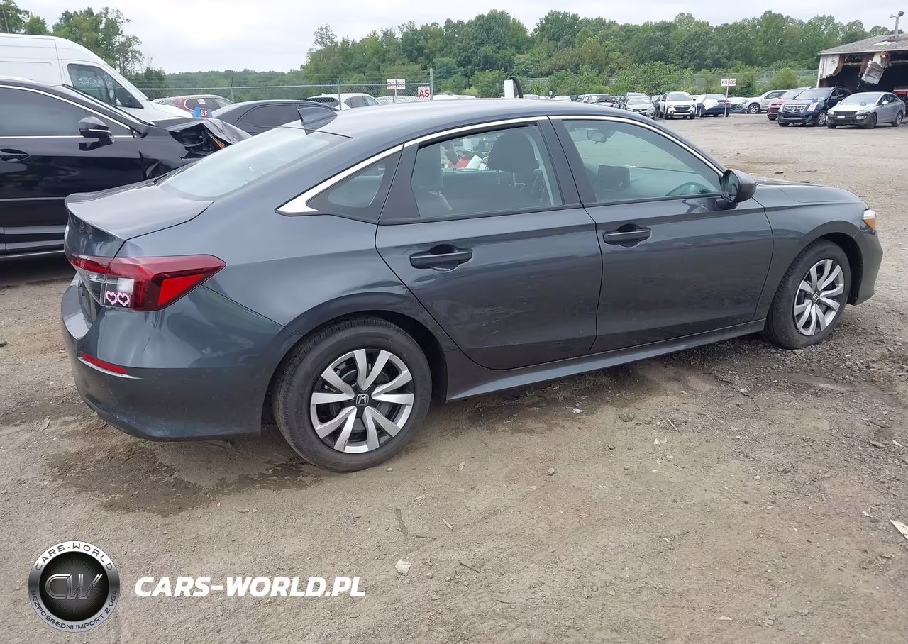 2026 Honda Civic Lx VIN:2HGFE2F27TH617106 - 4