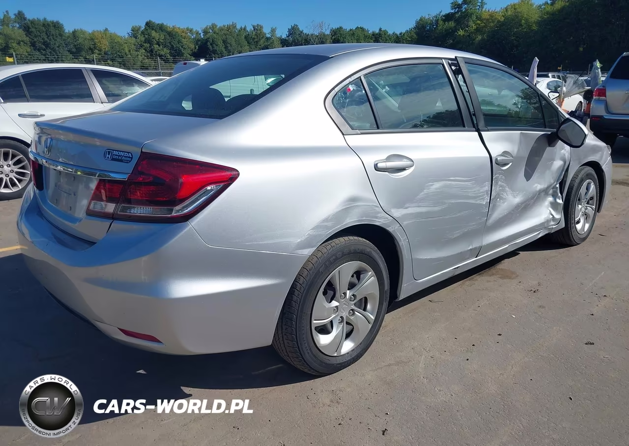 2013 Honda Civic Lx VIN:2HGFB2F55DH573224 - 4
