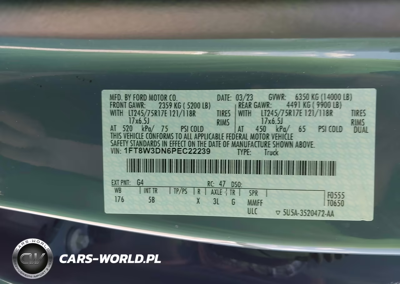 2023 Ford F-350 Lariat VIN:1FT8W3DN6PEC22239 - 8