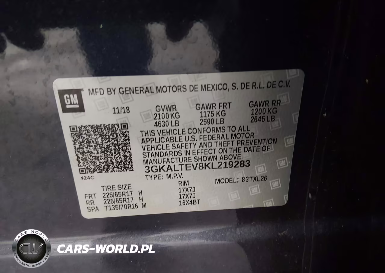2019 GMC Terrain Sle VIN:3GKALTEV8KL219283 - 9