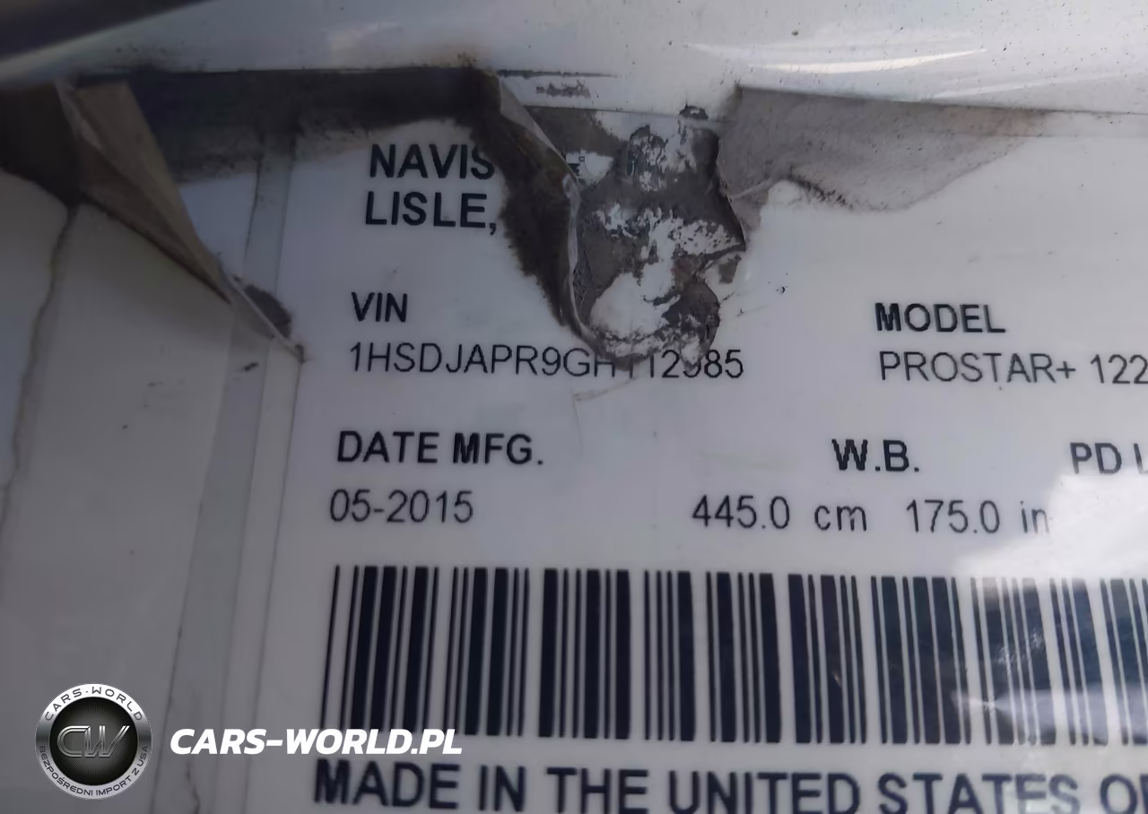 2016 International Prostar VIN:1HSDJAPR9GH112985 - 8
