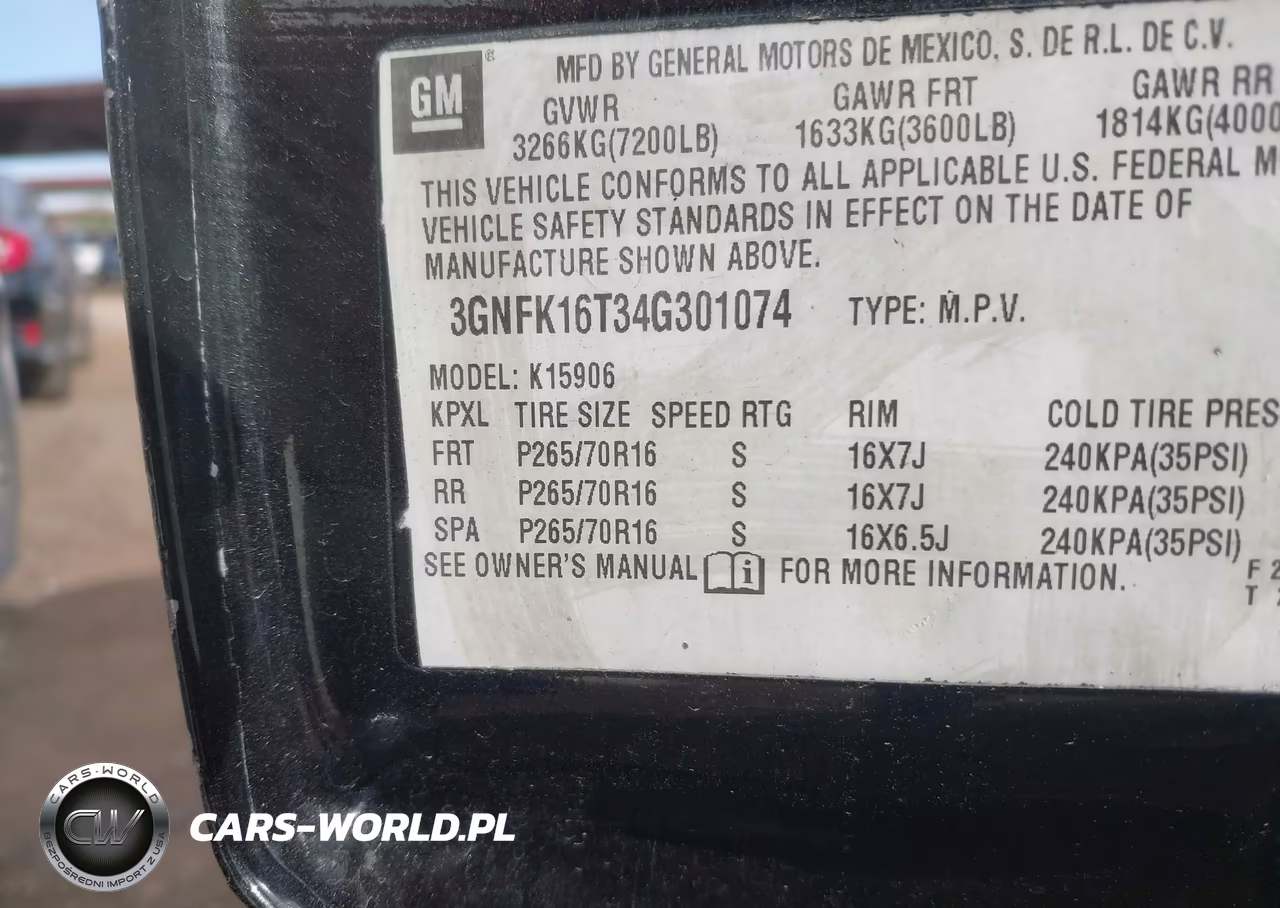 2004 Chevrolet Suburban 1500 Lt VIN:3GNFK16T34G301074 - 9