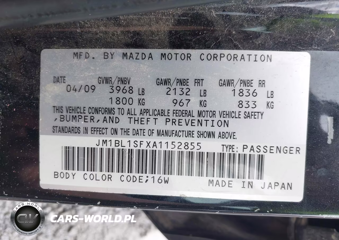 2010 Mazda Mazda3 I Touring VIN:JM1BL1SFXA1152855 - 9