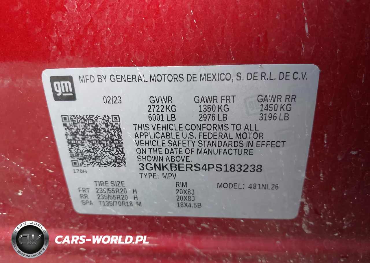 2023 Chevrolet Blazer Fwd Rs VIN:3GNKBERS4PS183238 - 9