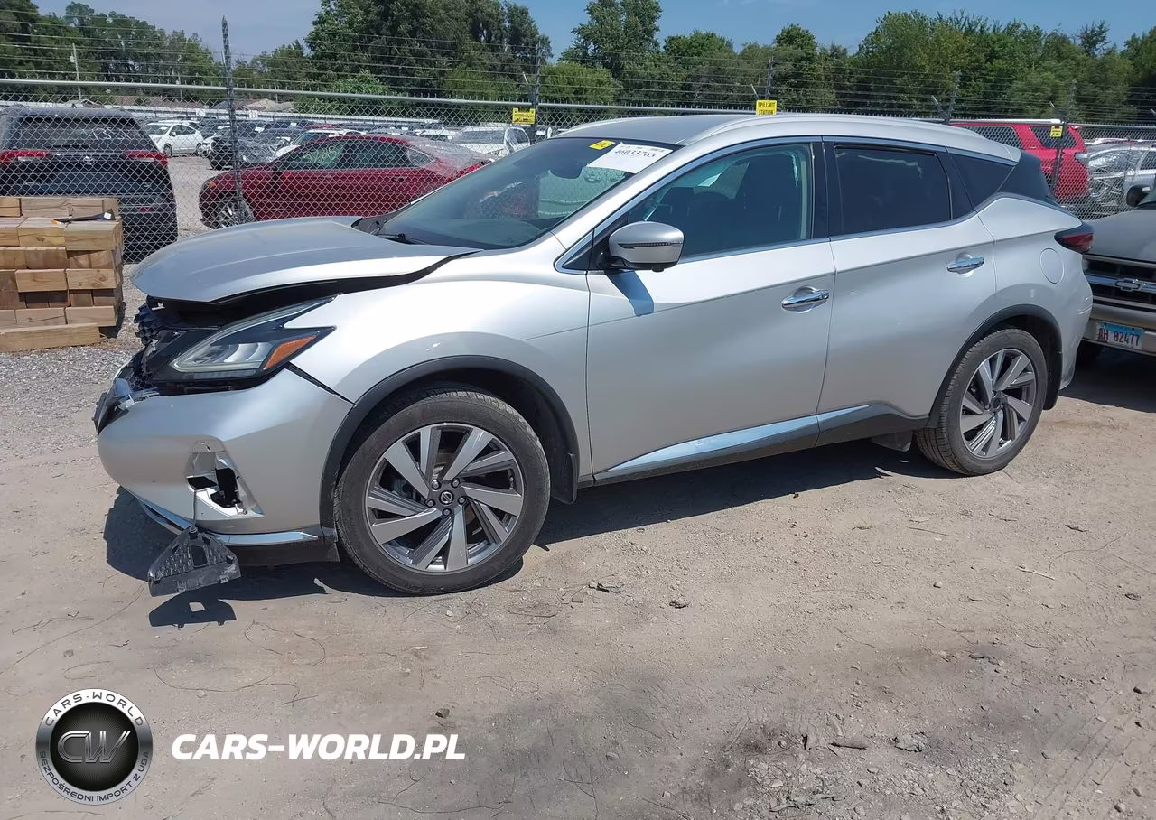 2021 Nissan Murano Sl Intelligent Awd VIN:5N1AZ2CS8MC133494 - 2