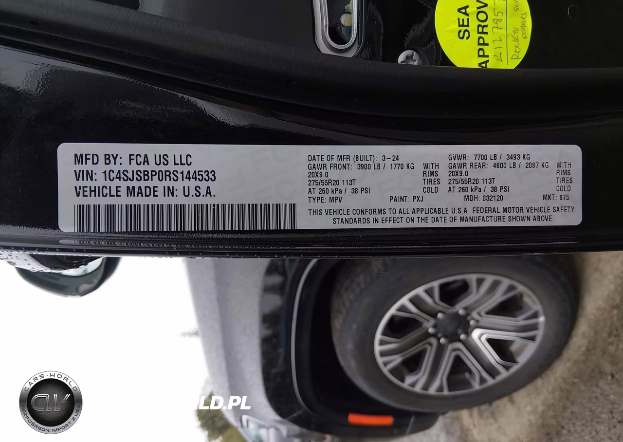 2024 Jeep Wagoneer L Series Ii 4X4 VIN:1C4SJSBP0RS144533 - 9