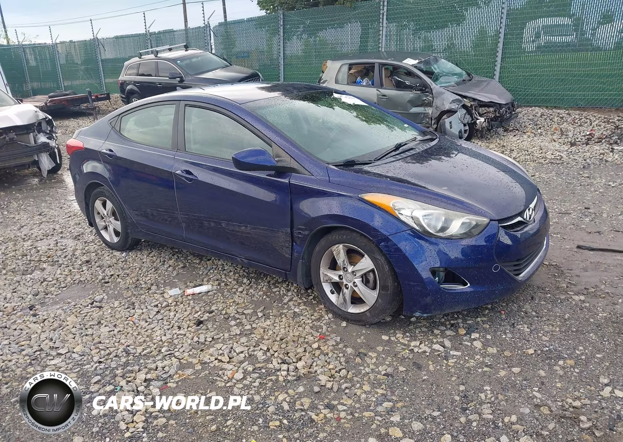 2013 Hyundai Elantra Gls VIN:5NPDH4AE6DH355100 - 1