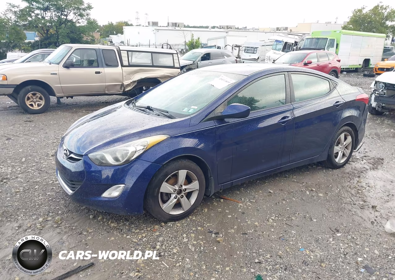 2013 Hyundai Elantra Gls VIN:5NPDH4AE6DH355100 - 2