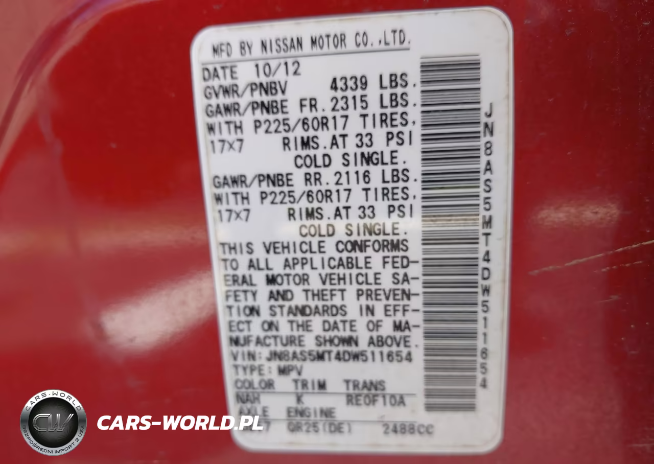 2013 Nissan Rogue Sv VIN:JN8AS5MT4DW511654 - 9
