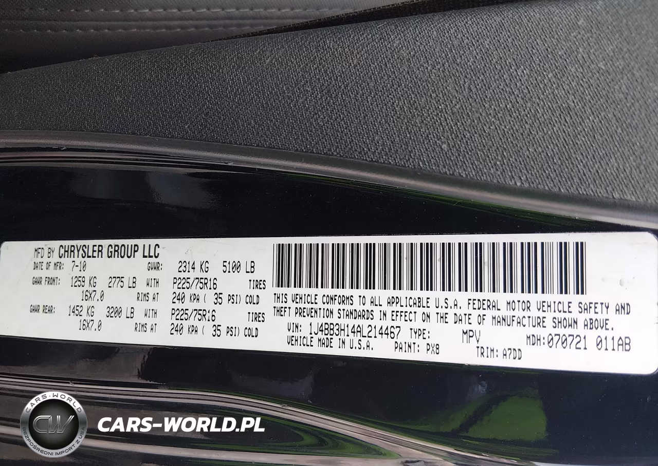 2010 Jeep Wrangler Unlimited Sport VIN:1J4BB3H14AL214467 - 9