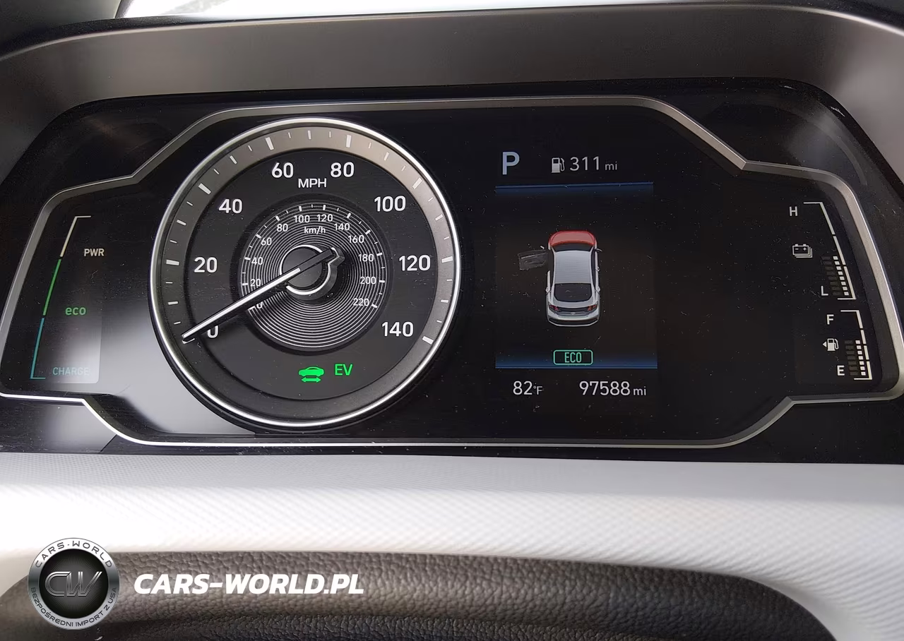 2020 Hyundai Ioniq Hybrid Blue VIN:KMHC65LC5LU221682 - 7