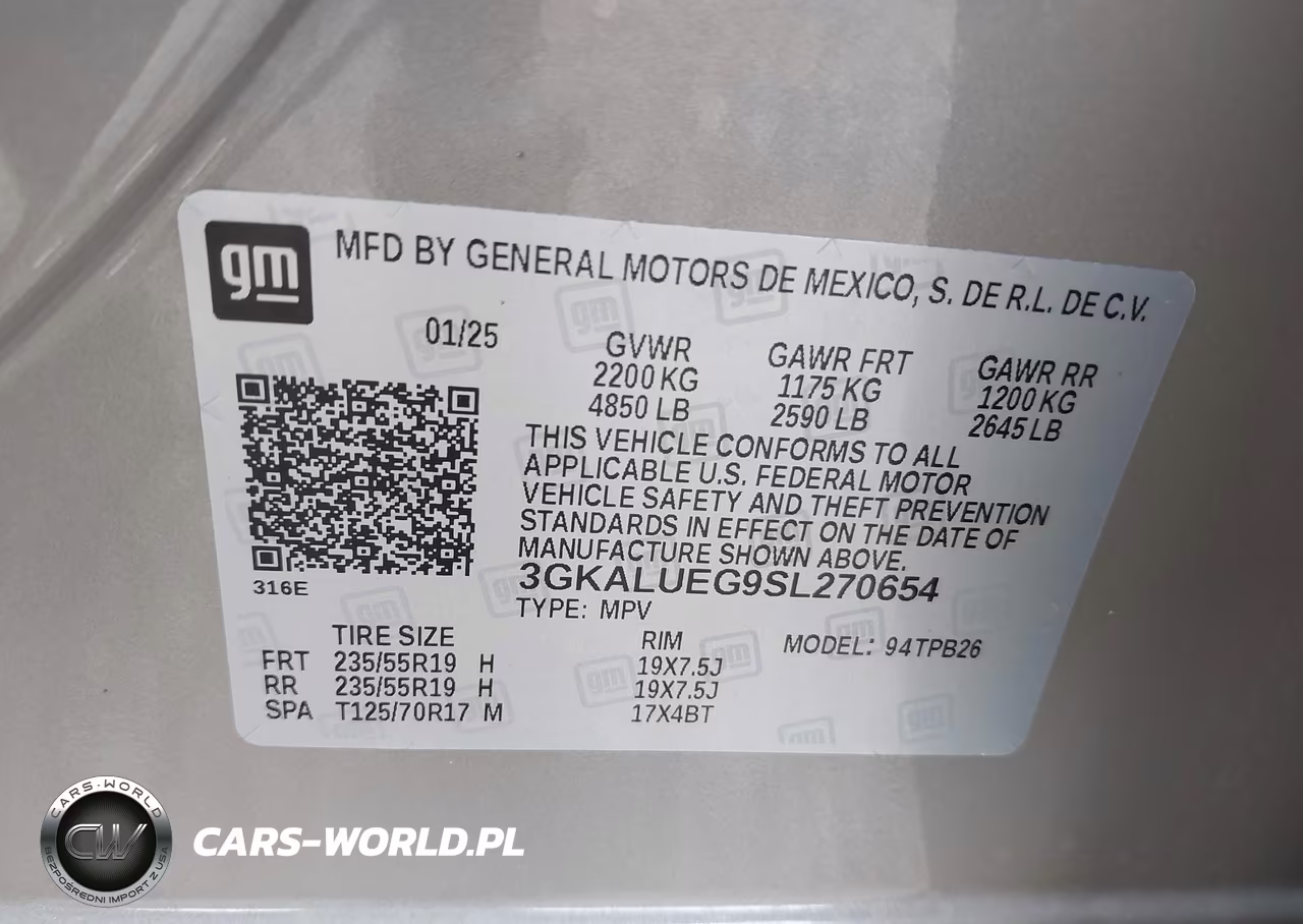 2025 GMC Terrain Awd Elevation VIN:3GKALUEG9SL270654 - 9
