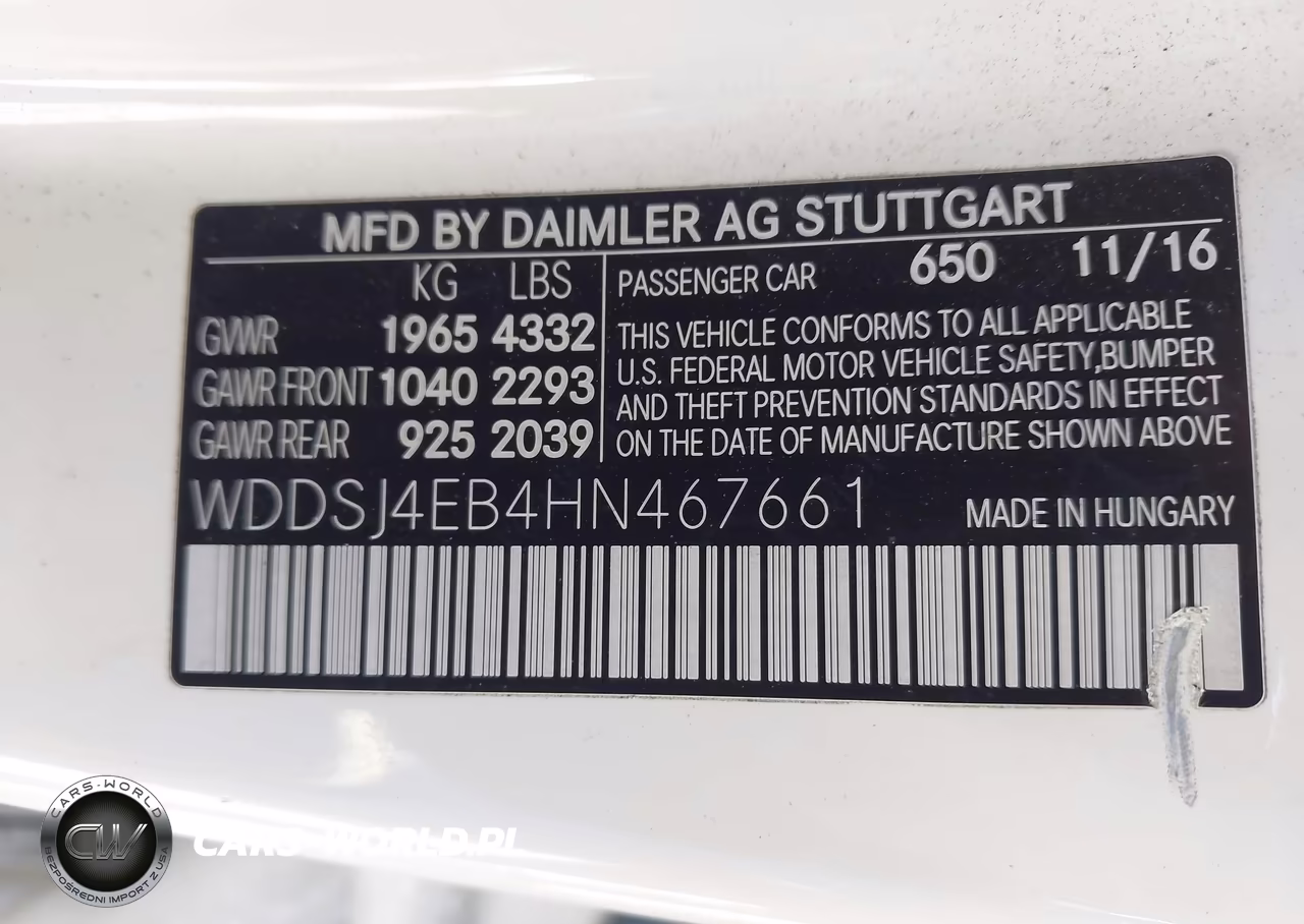 2017 Mercedes-Benz Cla 250 VIN:WDDSJ4EB4HN467661 - 9