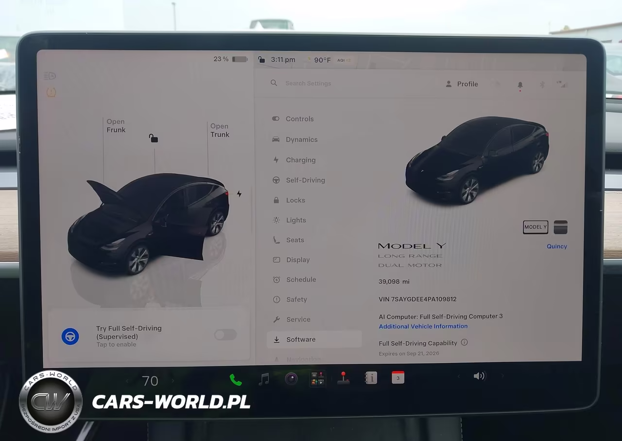 2023 Tesla Model Y Awd-Long Range Dual Motor All-Wheel Drive VIN:7SAYGDEE4PA109812 - 7