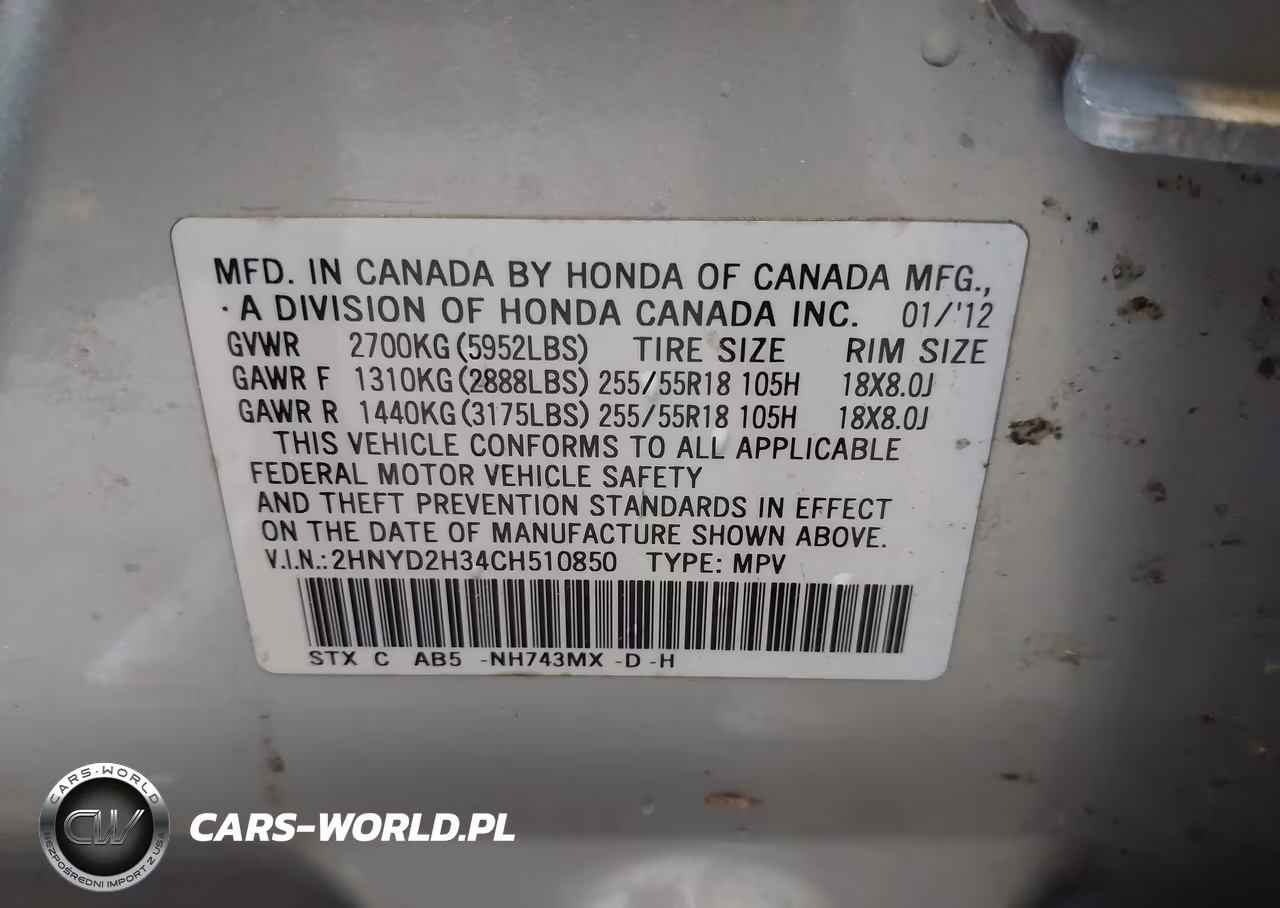 2012 Acura Mdx Technology Package VIN:2HNYD2H34CH510850 - 9