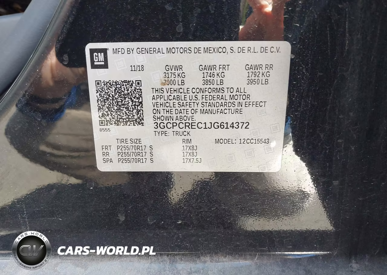 2018 Chevrolet Silverado 1500 1Lt VIN:3GCPCREC1JG614372 - 9