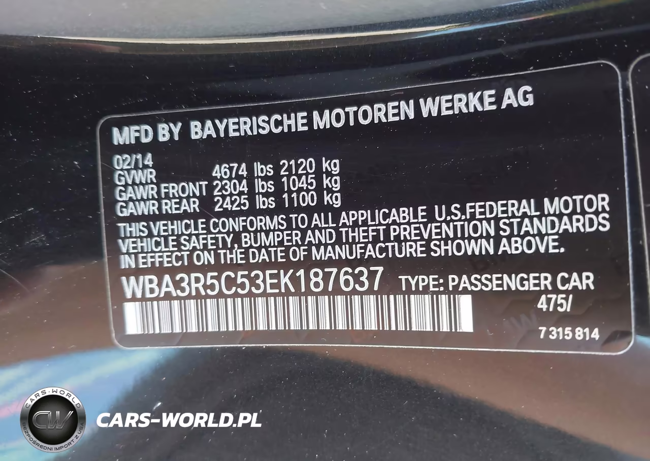 2014 BMW 435I xDrive VIN:WBA3R5C53EK187637 - 9