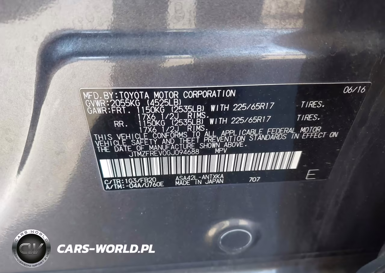 2016 Toyota Rav4 Le VIN:JTMZFREV0GJ094688 - 9