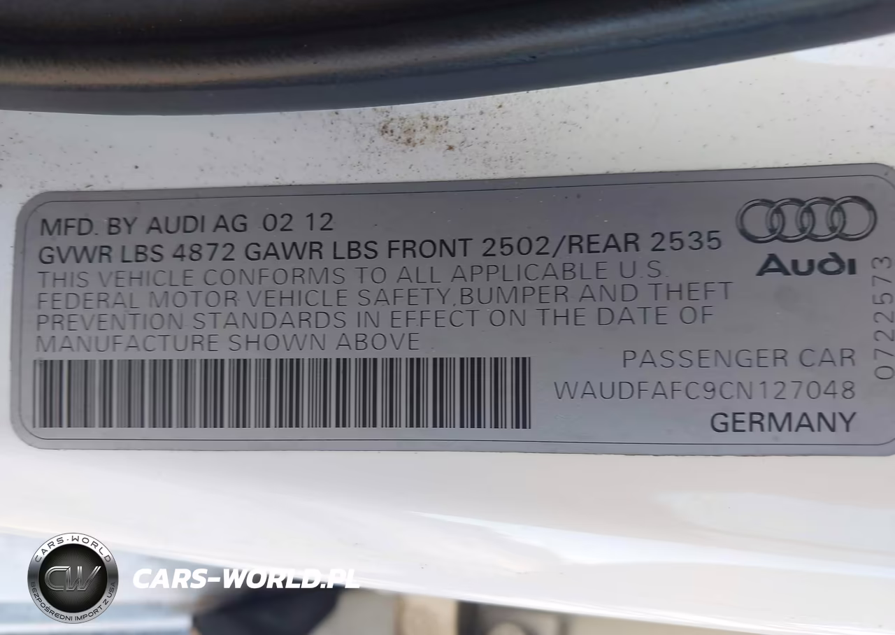 2012 Audi A6 2.0T Premium VIN:WAUDFAFC9CN127048 - 9