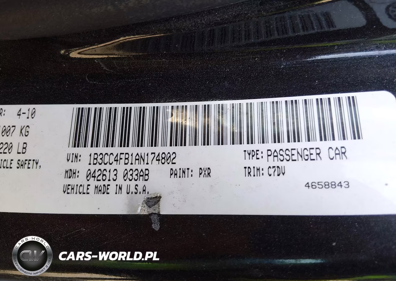 2010 Dodge Avenger Sxt VIN:1B3CC4FB1AN174802 - 9
