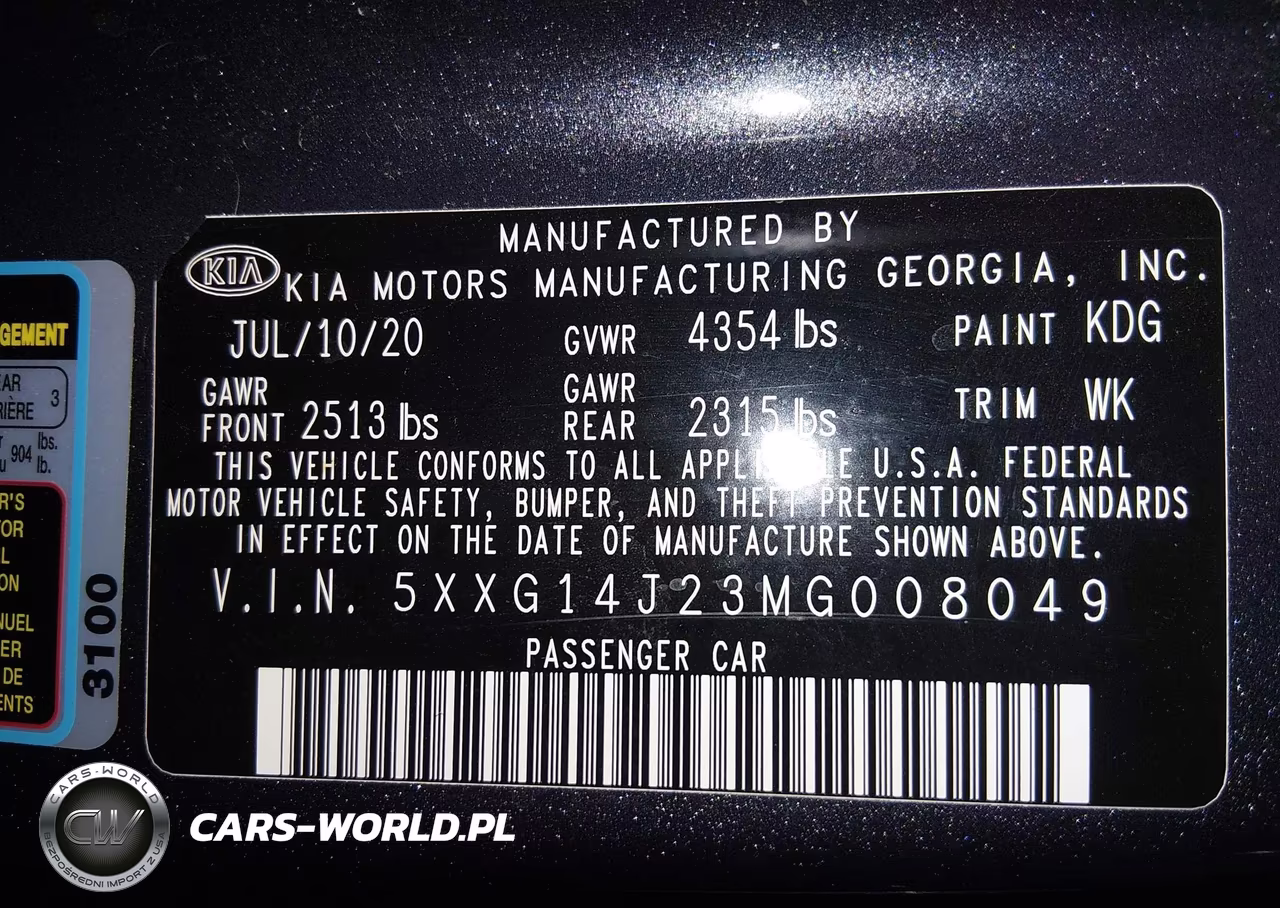 2021 Kia K5 Lxs VIN:5XXG14J23MG008049 - 9