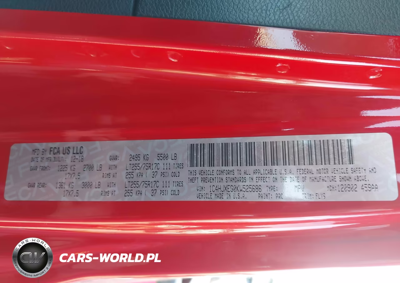 2019 Jeep Wrangler Unlimited Moab 4X4 VIN:1C4HJXEG0KW525686 - 9