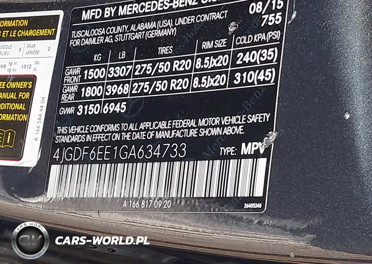 2016 Mercedes-Benz Gl 450 4Matic VIN:4JGDF6EE1GA634733 - 9