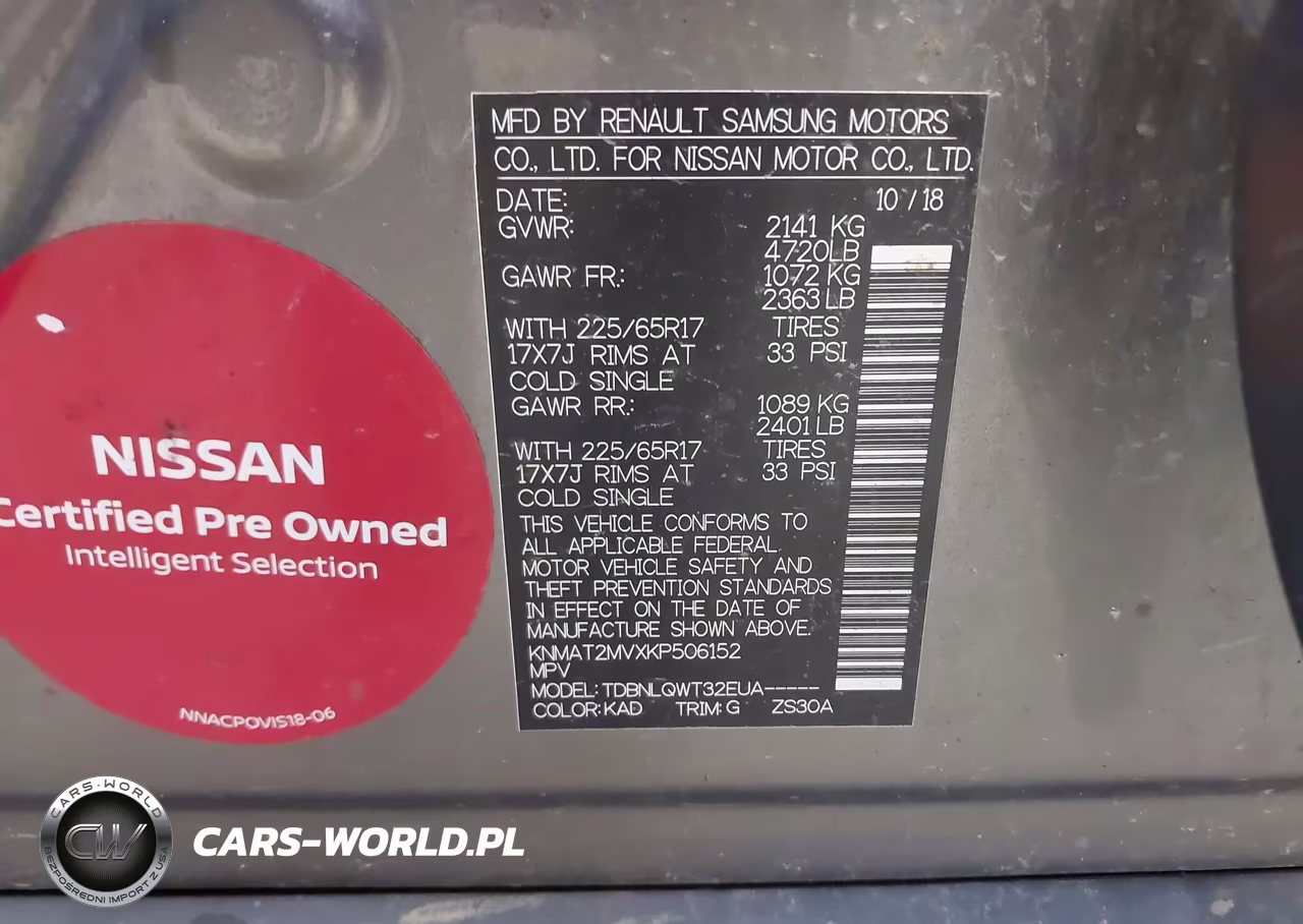 2019 Nissan Rogue Sv VIN:KNMAT2MVXKP506152 - 9
