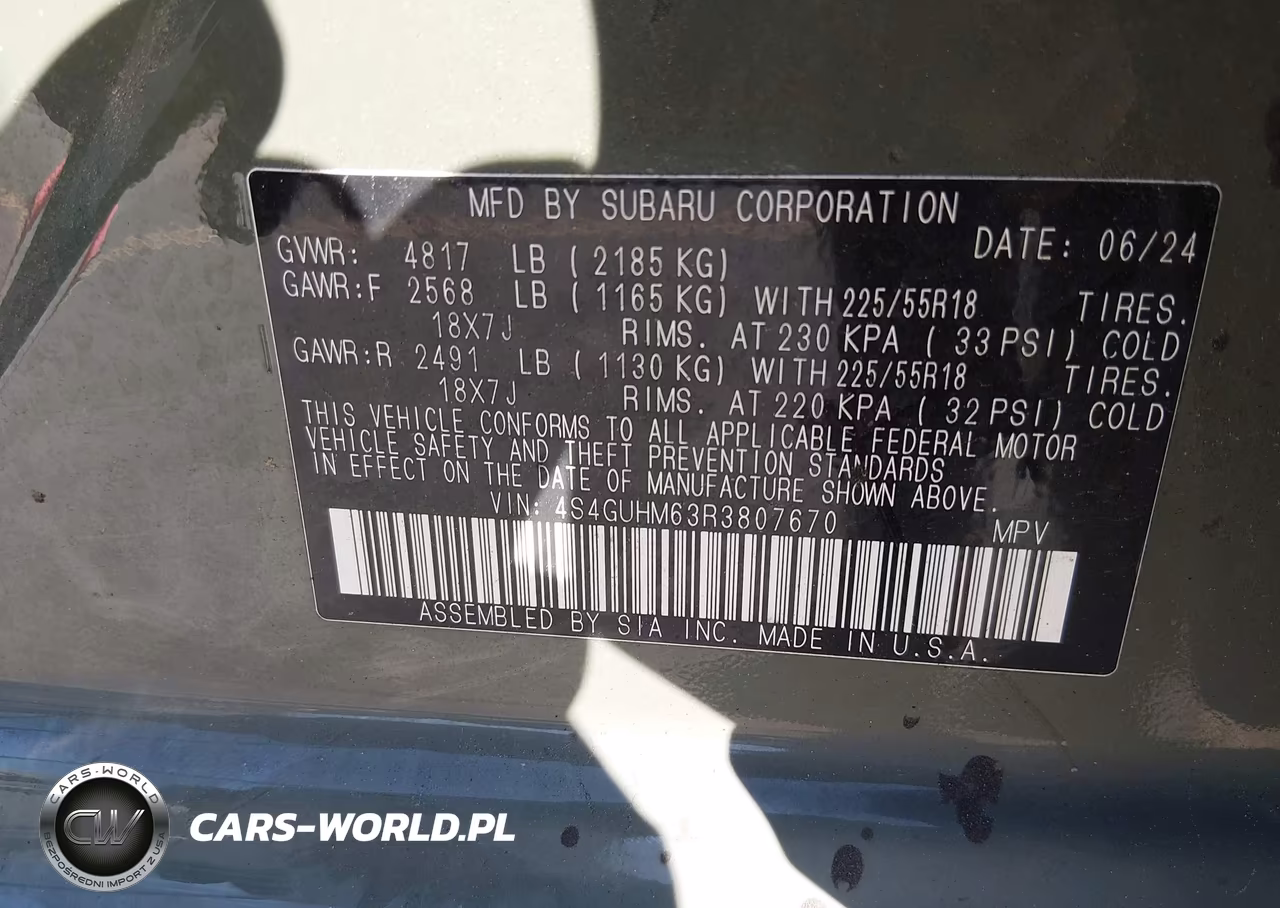 2024 Subaru Crosstrek Limited VIN:4S4GUHM63R3807670 - 9