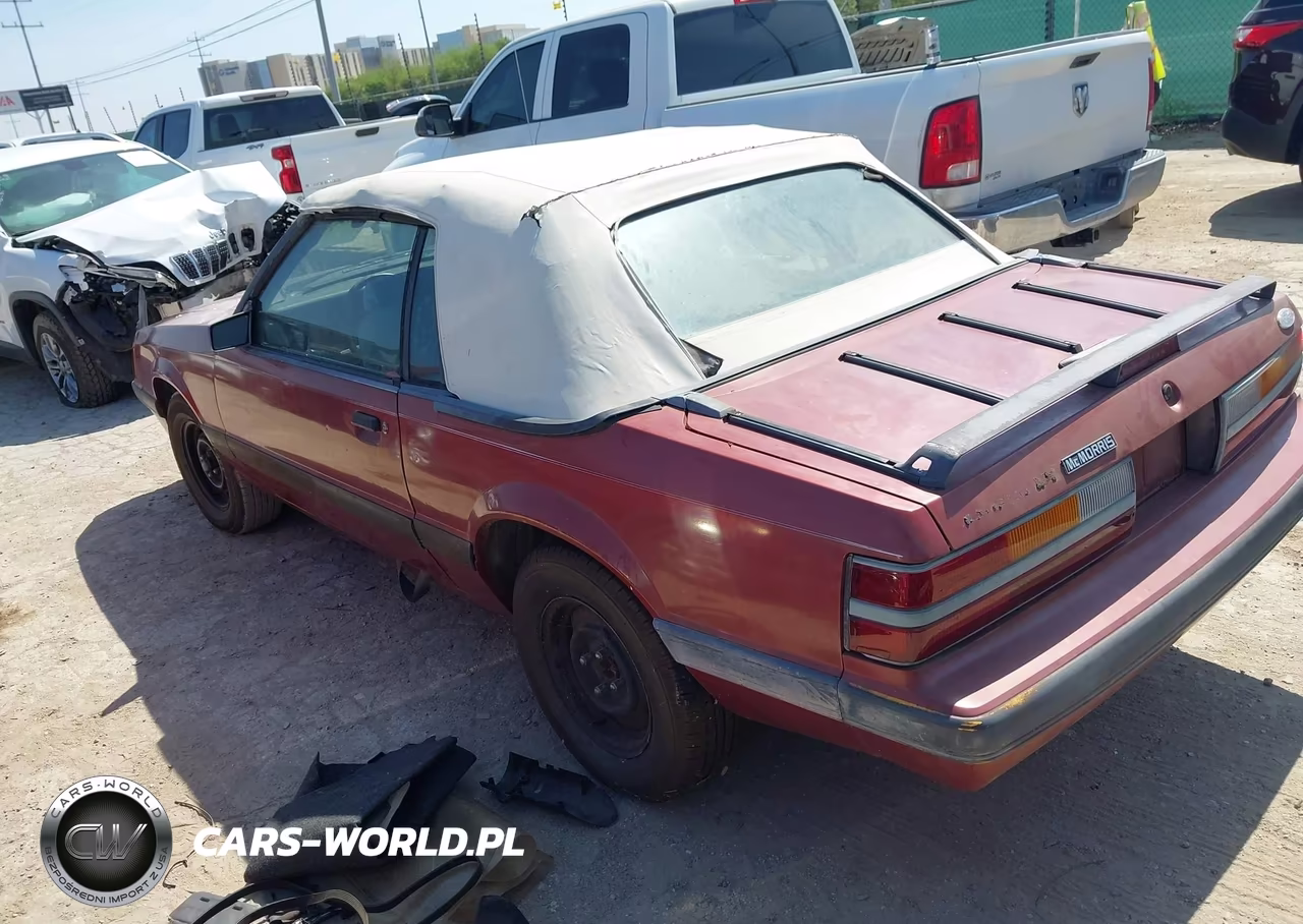 1986 Ford Mustang Lx-Gt VIN:1FABP273XGF321041 - 3