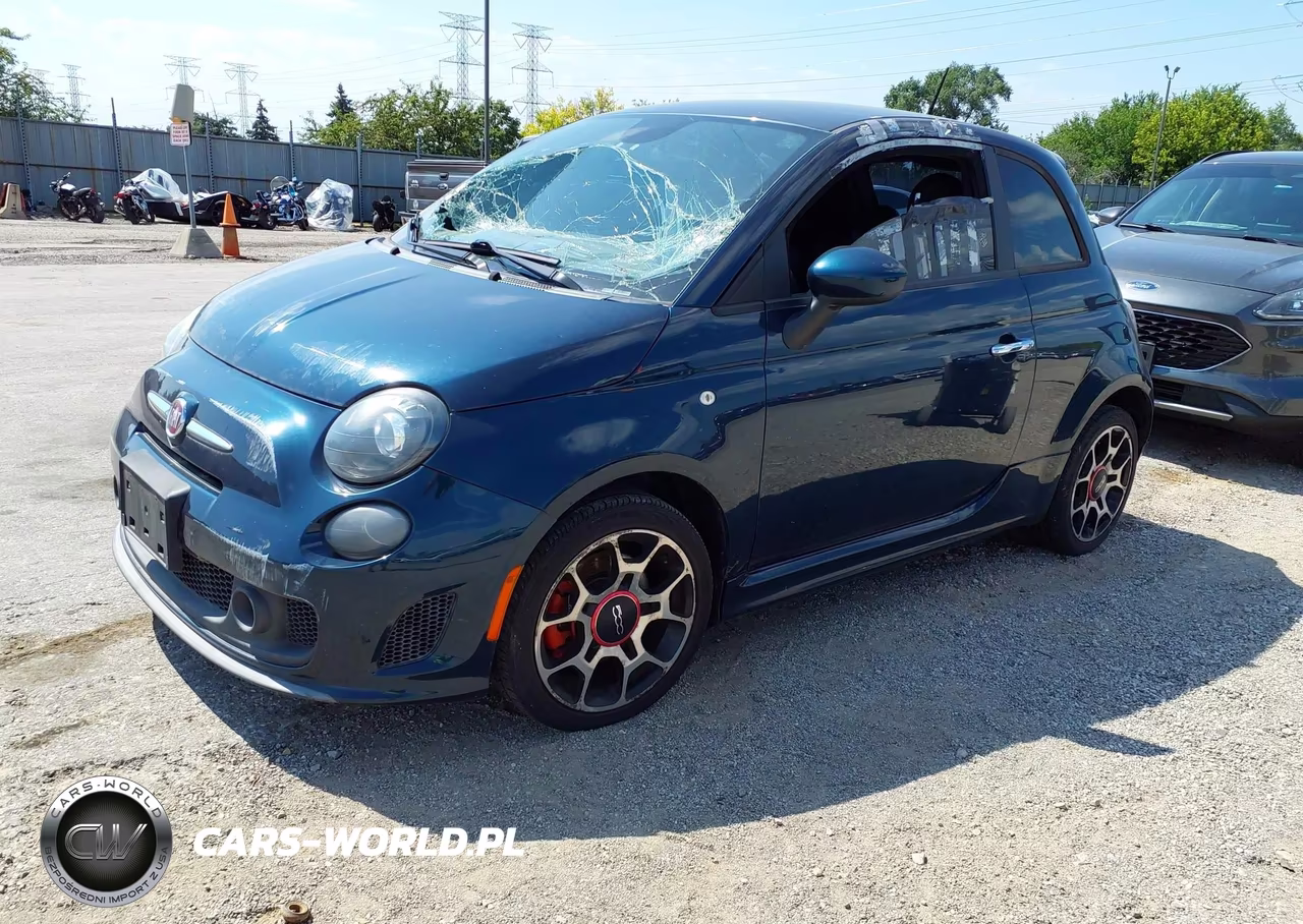 2015 Fiat 500 Turbo VIN:3C3CFFHH9FT667710 - 2