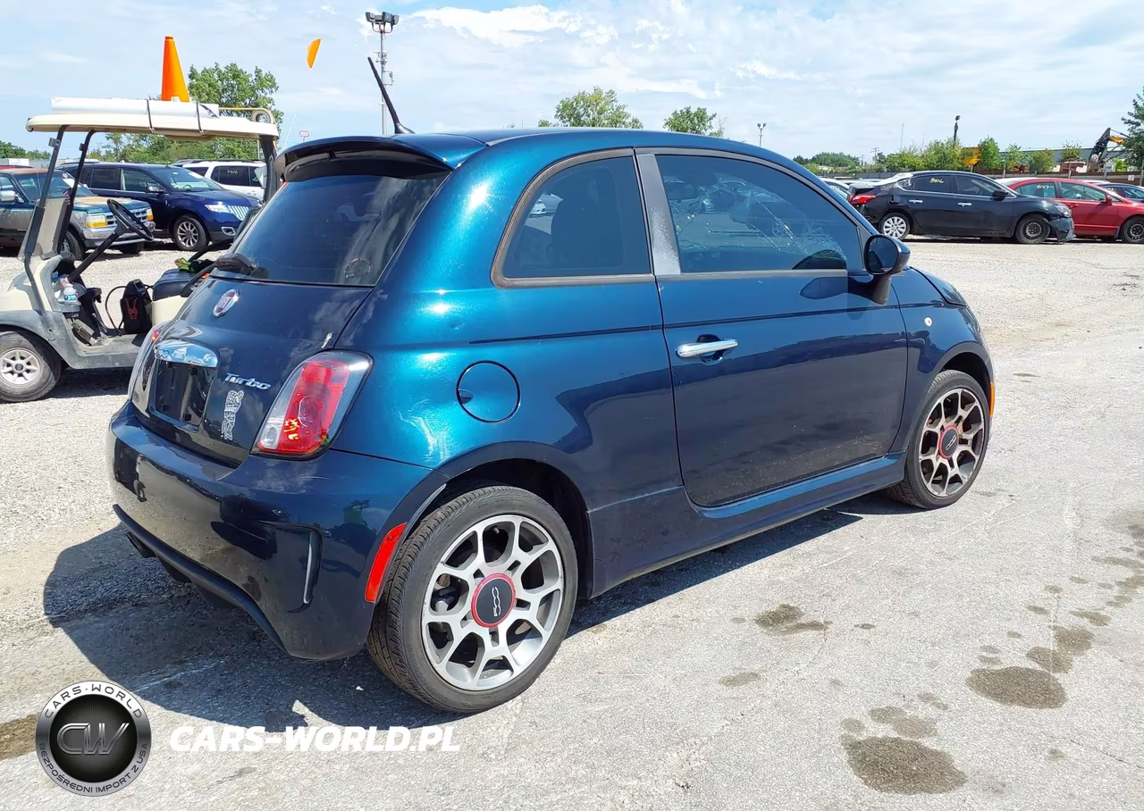 2015 Fiat 500 Turbo VIN:3C3CFFHH9FT667710 - 4
