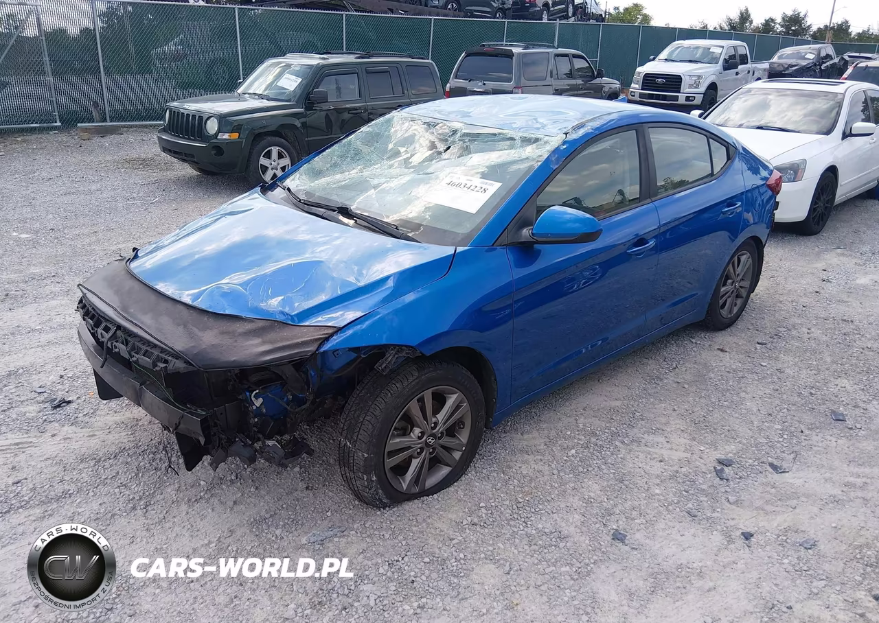 2018 Hyundai Elantra Sel VIN:5NPD84LF6JH393489 - 2