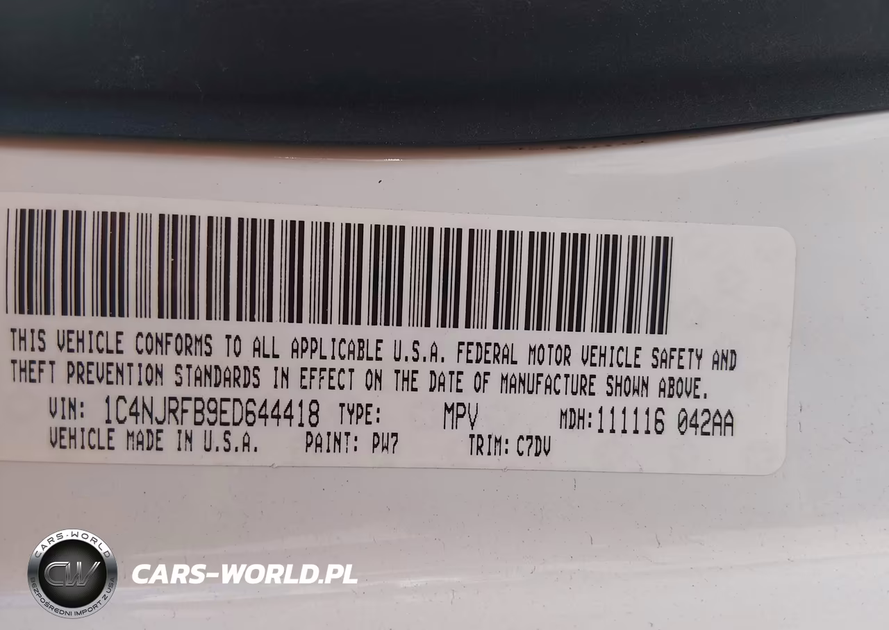 2014 Jeep Patriot Latitude VIN:1C4NJRFB9ED644418 - 9
