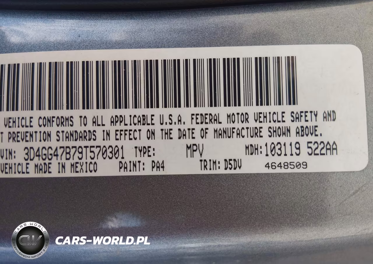2009 Dodge Journey Se VIN:3D4GG47B79T570301 - 9