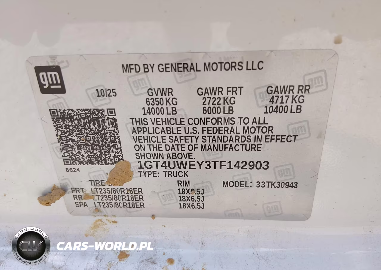 2026 GMC Sierra 3500 Hd , Long Bed, Denali Dual Rear Wheel, 4Wd VIN:1GT4UWEY3TF142903 - 8