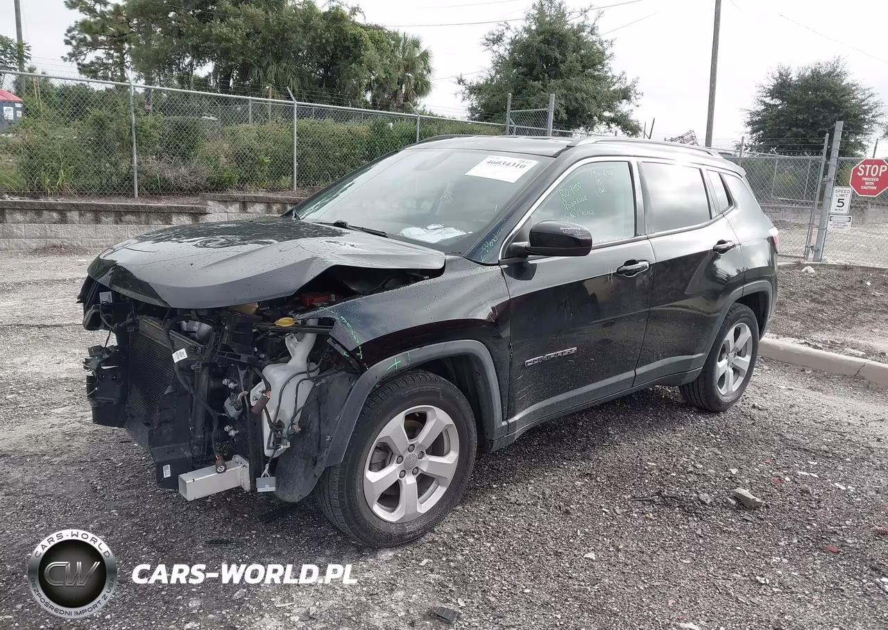 2020 Jeep Compass Latitude Fwd VIN:3C4NJCBB2LT229967 - 2