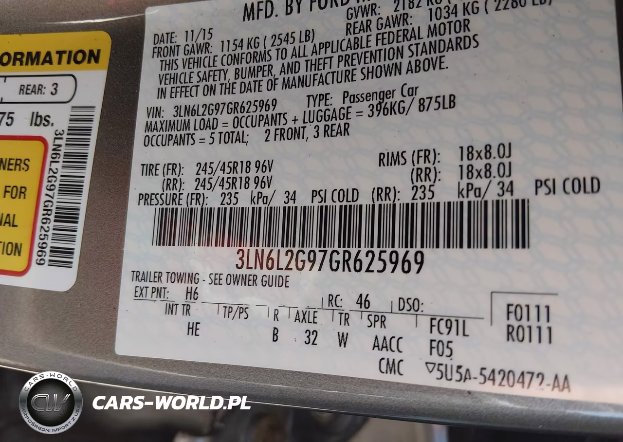 2016 Lincoln Mkz VIN:3LN6L2G97GR625969 - 9