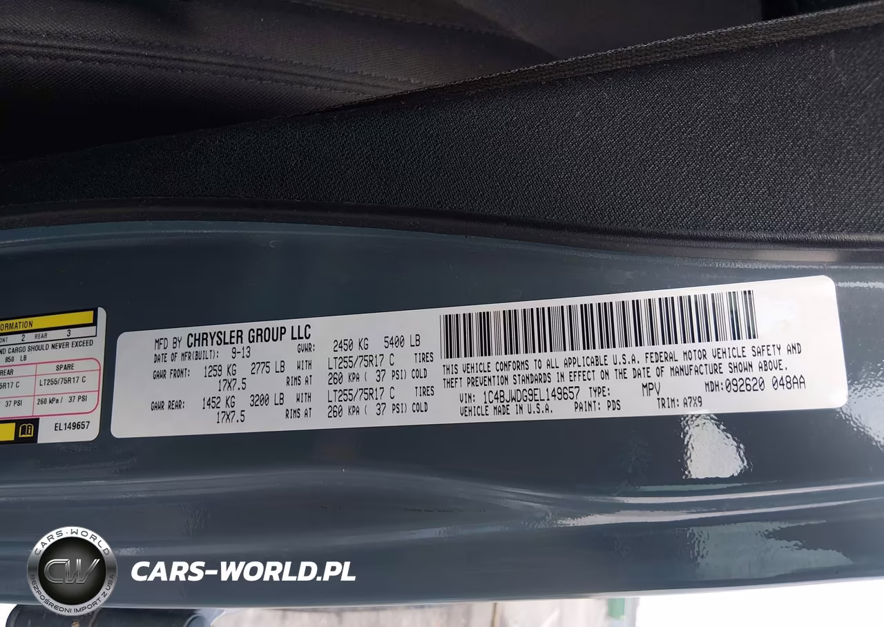 2014 Jeep Wrangler Unlimited Sport VIN:1C4BJWDG9EL149657 - 9