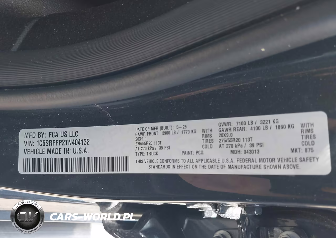 2026 Ram 1500 Big Horn 4X4 5'7 Box VIN:1C6SRFFP2TN404132 - 9
