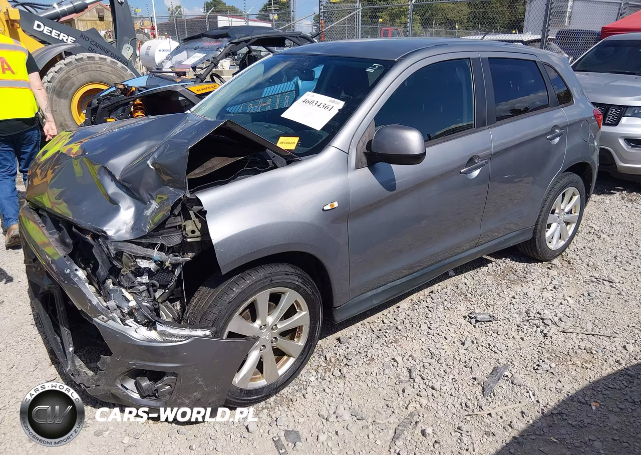 2015 Mitsubishi Outlander Sport Es VIN:4A4AP3AW3FE026438 - 2